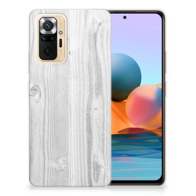 Xiaomi Redmi Note 10 Pro | Bumper Hoesje | White Wood Xiaomi Redmi Note 10 Pro | Bumper Hoesje | White Wood