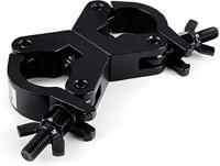 Riggatec Swivel Coupler Slim Black 48-51mm 750kg zwart - thumbnail