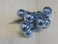 Kerstballetjes glasballetjes lichtblauw glans Warentuin Mix - Warentuin mix - thumbnail