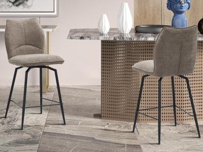 Draaibare barkruk LIORA zand