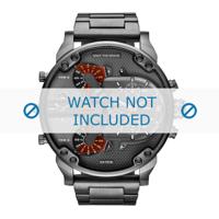 Horlogeband Diesel DZ7315 / DZ7374 Staal Antracietgrijs 28mm - thumbnail