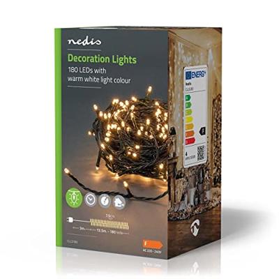 Nedis CLLC360C Decoratieve Ijspegel Verlichting 360 Led's Koel Wit 9.00 M Licht Effecten: 7 Netvoeding Nedis CLLC360C Decoratieve Ijspegel Verlichting 360 Led's Koel Wit 9.00 M Licht Effecten: 7 Netvoeding