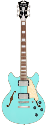 D&apos;angelico Premier Mini DC Surf Green
