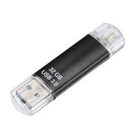 Hama FlashPen Laeta Twin USB-stick smartphone/tablet Zwart 32 GB USB-A 3.2 Gen 1, Micro-USB 2.0 - thumbnail