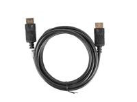 Kabel DisplayPort Lanberg CA-DPDP-10CC-0030-BK Zwart 3 m - thumbnail
