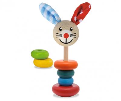 Eichhorn baby stapelspel dier, 7dlg.