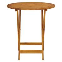 Tuintafel inklapbaar 70 cm massief acaciahout - thumbnail