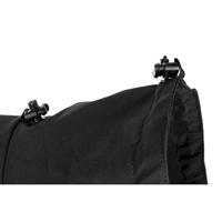 Non-stop dogwear Fjord Regenjas, waterdichte hondenregenjas, verstelbaar en ademend, met reflecterende riemopeningen en beenbanden, zwart voor middelgrote honden, maat 60 - thumbnail