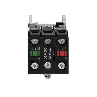 Schneider Electric XB4BW36B5 Harmony XB4BW36B5 Druktoets Bedieningsknop vlak 1 knop Blauw Druk-ontgrendeling 1 stuk(s)