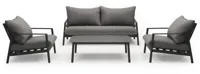 Trestino stoel-bank loungeset monti 2-zits charcoal - thumbnail