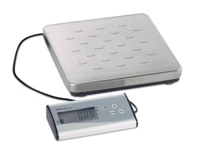 Maul Paketwaage MAULcargo, 50 kg, separates Bedienpult, Netzteil 1795009 Pakketweegschaal Weegbereik (max.) 50000 g Resolutie 10 g werkt op batterijen, werkt