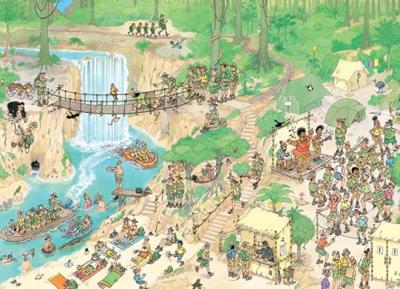 Jan van Haasteren - De Jungletocht Puzzel 1000 Stukjes