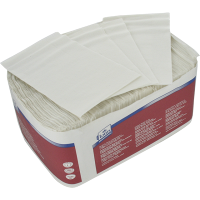 Servet | dispenser servet | nova vouw | 1-laags | 33x30cm | papier | wit | 7200 stuks