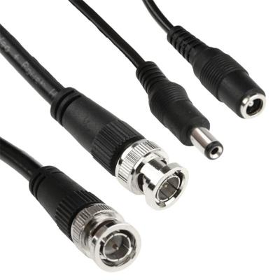 CCTV bewakings camera video kabel BNC connector lengte: 10m