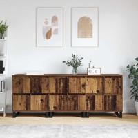 Dressoirs 3 pcs Oud hout 180 x 35 x 70 cm Bewerkt hout - thumbnail