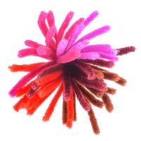 Vaessen Creative • chenilledraden 6mm 50st. 30cm rood - thumbnail