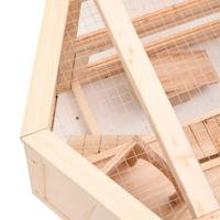 Hamsterkooi 80x40x43 cm massief vurenhout - thumbnail