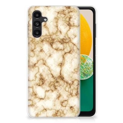 Samsung Galaxy A13 | A04s | TPU | Siliconen hoesje | Marmer Goud