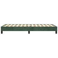 Boxspringframe fluweel donkergroen 90x190 cm - thumbnail