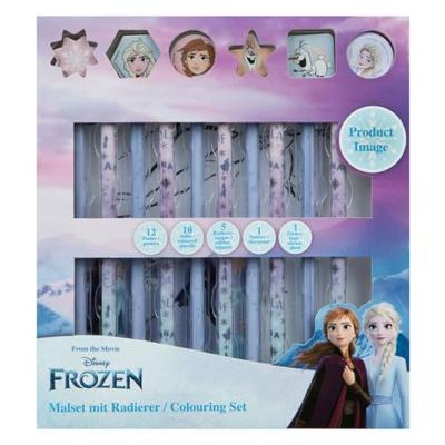 Undercover Kleurset met gummen frozen, 29dlg.