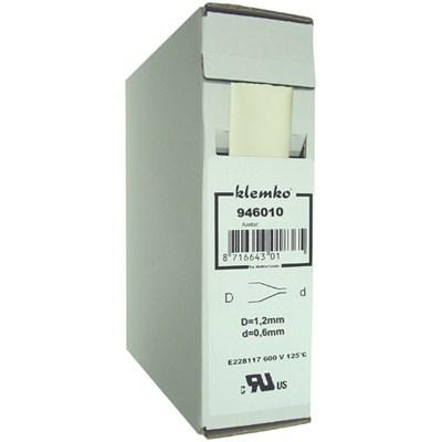 Krimpkous Polyolefin 2:1 In Trekbox Wit 1,2 > 0,6mm