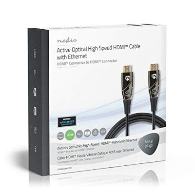High Speed HDMI-Kabel met Ethernet | AOC | HDMI-Connector - HDMI-Connector | 10,0 m | Zwart High Speed HDMI-Kabel met Ethernet | AOC | HDMI-Connector - HDMI-Connector | 10,0 m | Zwart