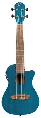 Ortega Earth Series RUOCEAN-CE concert ukelele blauw Ortega Earth Series RUOCEAN-CE concert ukelele blauw
