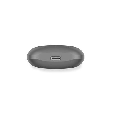 KSIX Meteor Draadloze Bluetooth-hoofdtelefoon, HD-oproepen, ENC-ruisonderdrukking, oplaadbox, True Wireless Stereo, 32 uur looptijd, spraakassistent, waterdicht, zwart