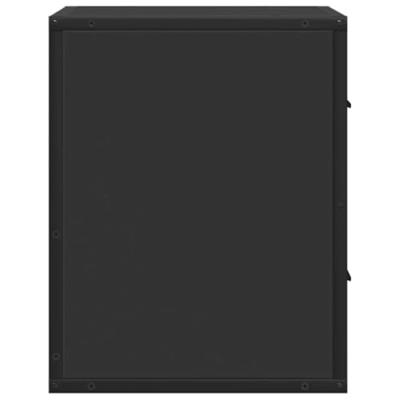 Nachtkastje wandgemonteerd 40x31x39,5 cm zwart Nachtkastje wandgemonteerd 40x31x39,5 cm zwart