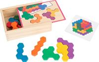 Small Foot houten vormenpuzzel hexagon - thumbnail