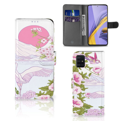 Samsung Galaxy A51 | Telefoonhoesje | Met pasjeshouder | Bird Standing