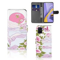 Samsung Galaxy A51 | Telefoonhoesje | Met pasjeshouder | Bird Standing - thumbnail