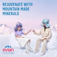 Evian mineraalwater glazen fles (12x75 cl) - thumbnail