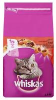 Whiskas Combipack Adult 1+ kattenvoer 2 stuks: rund 3,8 kg + kip 3,8 kg - thumbnail