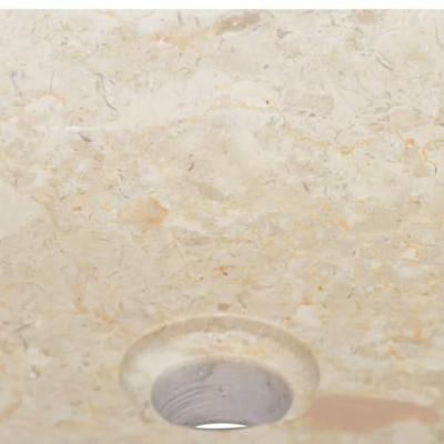 VidaXL Gootsteen 50x35x10 cm marmer crèmekleurig