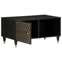 Salontafel 80x50x40 cm massief mangohout - thumbnail