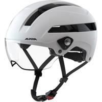 Olympic Sportswear Alpina sports urban helm soho visor 51-56 mat wit - thumbnail