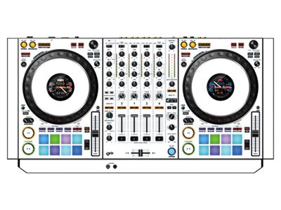 DJ-Skins DDJ 1000 Skin - White Star Trooper