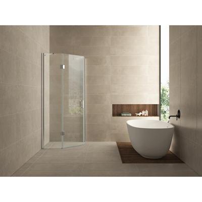 Wiesbaden Pento Douchecabine 100x100 cm met Draaideur en NANO Glas