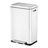 EKO - X-Cube pedaalemmer 30 ltr, EKO - Steel Stainless steel Polypropylene - wit, mat RVS - thumbnail