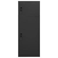 Zadelkast 53x53x140 cm staal antracietkleurig - thumbnail