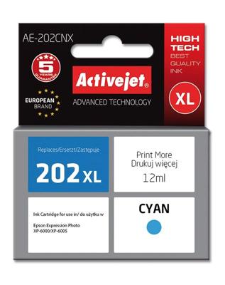 Activejet AE-202CNX inkt (vervanging van Epson 202XL H24010; Supreme; 12 ml; blauw)