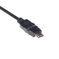club3D HDMI Aansluitkabel HDMI-A-stekker, HDMI-A-stekker 2.00 m Zwart CAC-1360 4K UHD, Vlambestendig HDMI-kabel - thumbnail