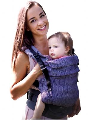 Kinder Hop draagzak Multi Grow Diamond lila