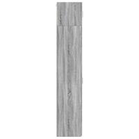 Opbergkast smal 45x42,5x225 cm bewerkt hout grijs sonoma eiken - thumbnail