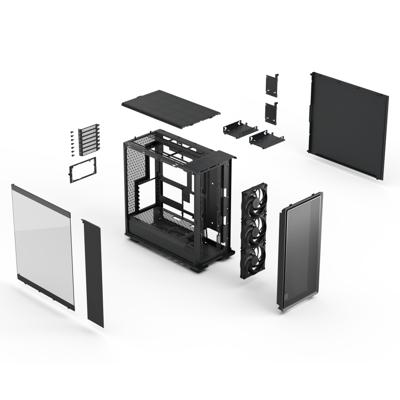 Fractal Design Epoch XL Tower PC-behuizing Zwart