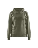 Blåkläder Dames hoodie 3D 35601158 | Herfstgroen | Maat L - 7330509771167 - thumbnail
