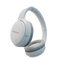 CREATIVE Zen Hybrid draadloze over-ear hoofdtelefoon met hybride actieve ruisonderdrukking, omgevingsmodus, tot 27 uur (ANC ON), Bluetooth 5.0, AAC, ingebouwde microfoon, wit, EF1010 - thumbnail