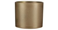 Mica Decorations bloempot Era rond 19,5x17,5cm goud reliëf - thumbnail