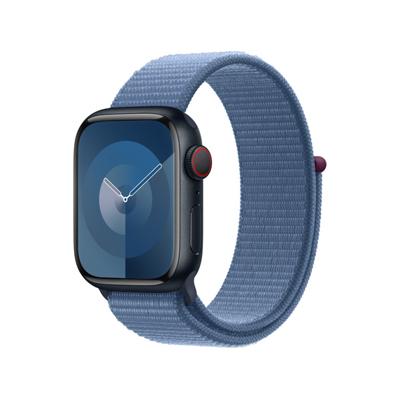 Apple Watch Band - Geweven sportbandje - 41 mm - Winterblauw - One Size